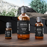 AirScent Christmas Wreath Holiday Diffuser Oil - Premium Holiday Fragrance Oil for Ultrasonic and Waterless Diffusers and Crafting - 120ml, 4 fl oz Glass Dropper Bottle - Balsam Fir Essential Oil