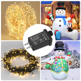 [4Pack] Replacement Yard Inflatable Adapter - 1.5A Transformer US Plug for Halloween Christmas Thanksgiving Inflatables, Class 2 Power Supply 120vac 60hz for LED Light