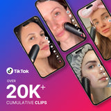 medicube Affordable Pink Routine Duo: Age-R Booster Pro Pink | 6-in-1 Real Glass Glow Beauty Massager and PDRN Peptide Serum