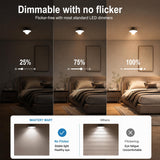 MASTERY MART 12 Pack BR30 LED Light Bulb, E26 Led Bulb 65 watt, 5000K Daylight 10W Dimmable 700 Lumen，Recessed Wide Flood Light Bulb for Indoor Kitchen Ceiling