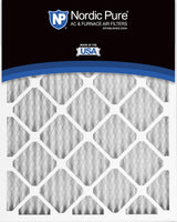 Nordic Pure 16x20x1 (15 1/2 x 19 1/2 x 3/4) Pleated MERV 12 Air Filters 6 Pack