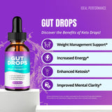 Gut Drops Advanced with Pumpkin Seeds Extract, Gut Drops Advanced Reviews, GutDrops Supplement Liquid Droppers, Maximum Strength, All-Natural Liquid Formula to Maintain Healthy Body, Energy (3 Pack)