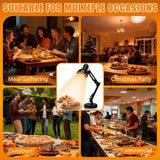 Portable Food Heat Lamp - [Foldable Design] [3S Quickly Heating] Food Warmer Light, Commercial Heat Lamp for Food, Catering Warming Lamp for Parties, Buffet, Pizza, Chicken, Chocolate (Black)