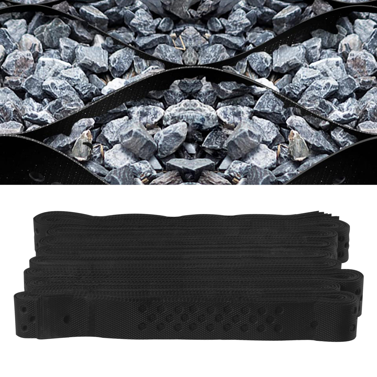 Sunnyglade 2" Thick Ground Grid 13.6 x 4 FT, Gravel Retainer 1880 lb/sq ft