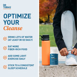 Dr. Tobias Colon 14 Day Cleanse, Advanced Gut Cleanse Detox for Women & Men with Cascara Sagrada, Psyllium Husk, Senna Leaf & Probiotics, Non-GMO Colon Cleanse, 4 Bottles of 28 Capsules (1-2 Daily)