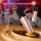 IROO Mini Karaoke Machine for Kids, 2025 TOP Toys Christmas Birthday Gifts Ideas for Girls Ages 4, 5, 6, 7, 8, 9, 10, 12+ Years Old, Portable MP3 Player with 2 Wireless Mics for Party