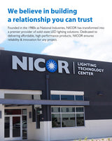 12” LED Direct Wire Under Cabinet Light with On/Off Switch - Dimmable LED Lights for Kitchen - Selectable CCT 2700K-5000K, 340-360 Lumens, 5W - UCB Hardwired Under Cabinet Lighting by NICOR Lighting