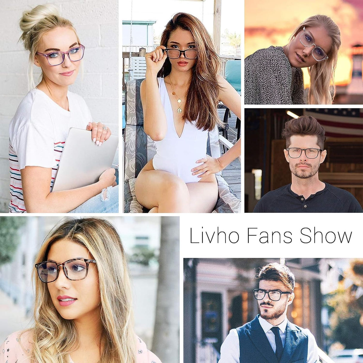 livho High Tech Blue Light Glasses - Advanced up to 99% Blue Light Blocking Computer Glasses - Anti Eyestrain & UV Glare Protection