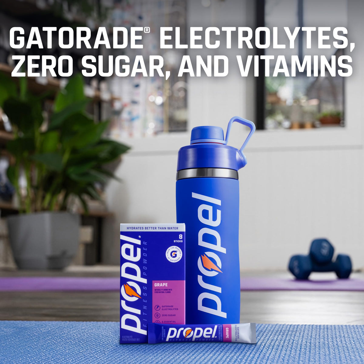 Propel Electrolyte Powder Drink Mix, 3 Flavor Variety Pack, (32 Servings)
