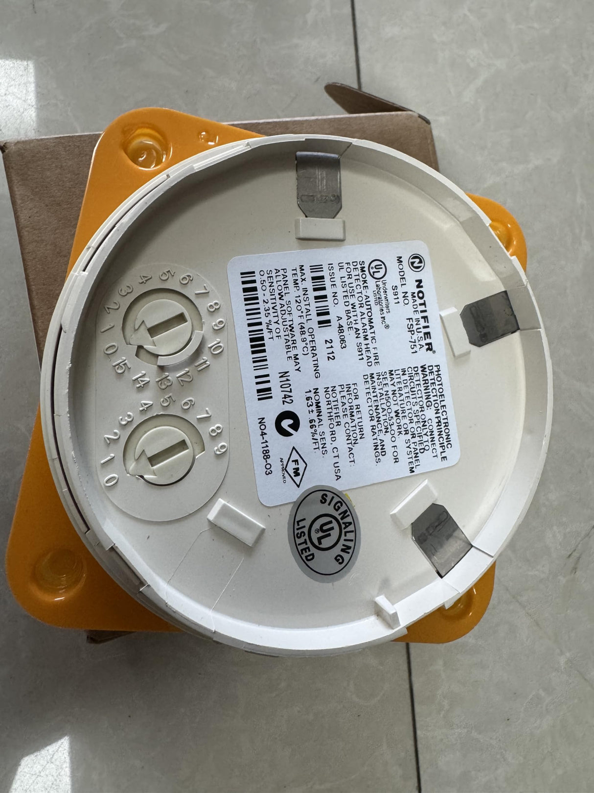 New NOTIFIER FSP-751 Detector FSP 751
