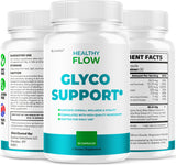 (2 Pack) Healthy Flow Capsules - Official HealthyFlow Supplement Support Premium Pills - All Natural Ingredients Healthy Levels, Healthyflow Advanced Formula Pastillas, 60 Capsules for 2 Months