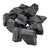 Amazing Gemstone Black Tourmaline Crystals Rough Stone in Bulk, 1lb Large Pieces Turmalina Negra Piedra Originales, Large Black Tourmaline Crystal Healing Stones for Protection