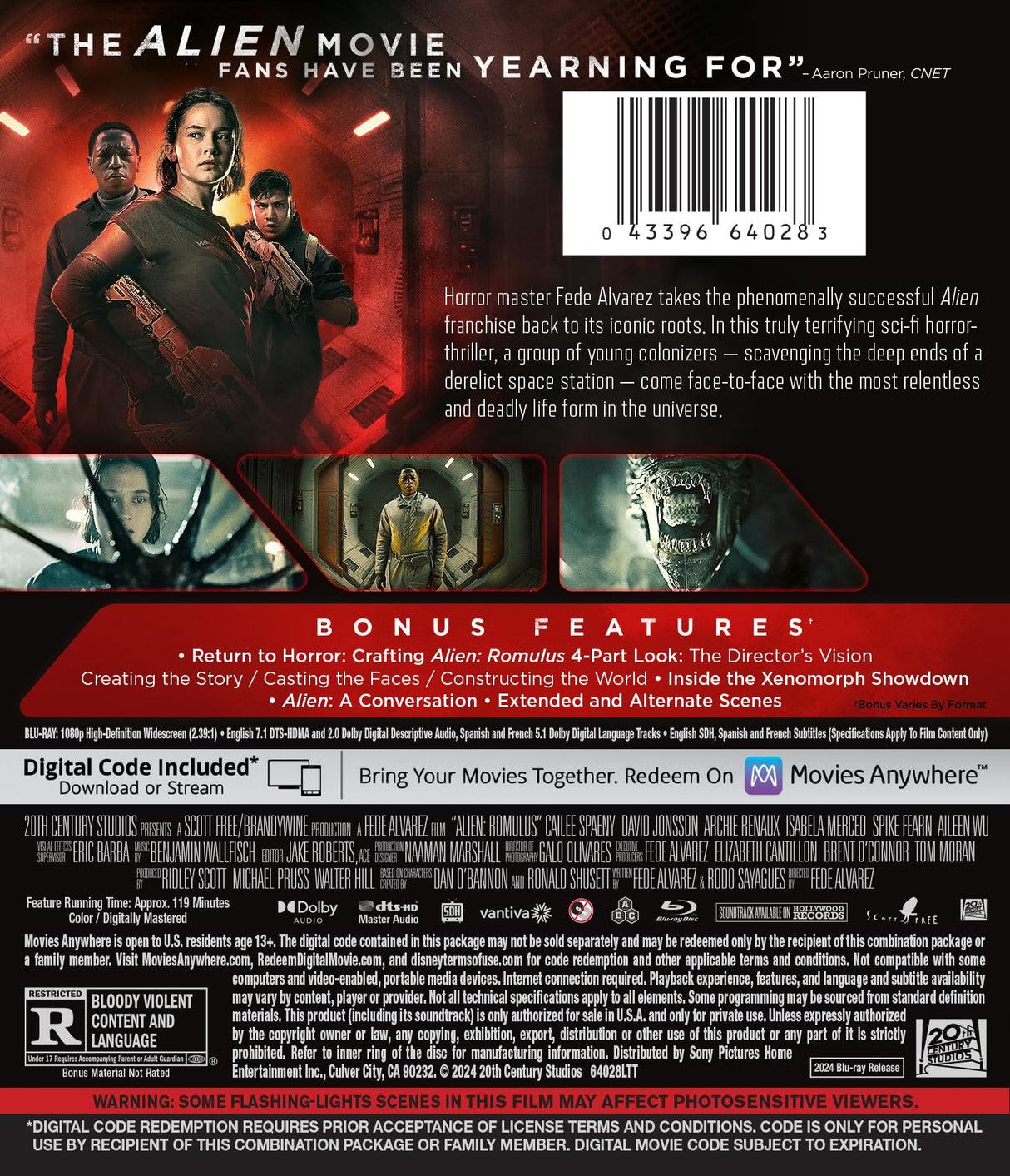 Alien: Romulus - Blu-ray + Digital