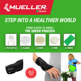 MUELLER Sports Medicine Green Fitted Wrist Brace for Men and Women, Wrist Pain Relief Support, Ideal for Carpal Tunnel, Tendonitis, Arthritis, Left Hand, Black, Large/X-Large