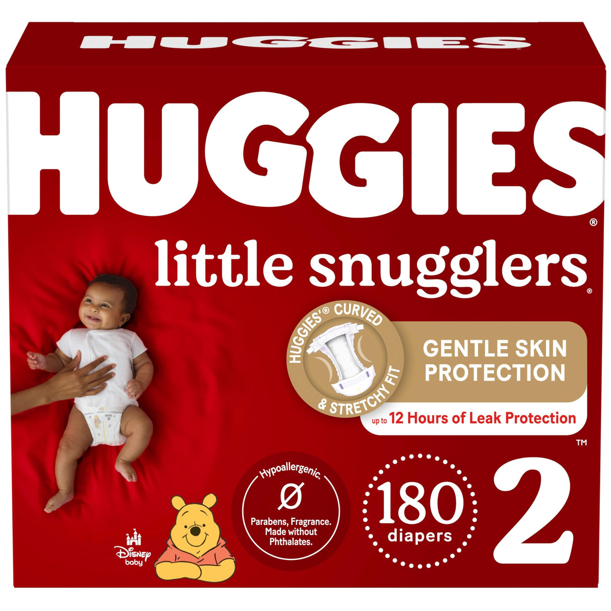 Huggies Little Snugglers Baby Diapers, Size 1, 96 Ct