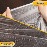 30 Pack Plastic Drop Cloth, 9x12 Ft Plastic Sheeting for Painting, Dust-Proof Tear-Resistant Painters Plastics Tarp Cloth for Furniture Floor Sofa Protector Cover Durable & Thick