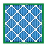 Filterbuy 20x20x1 Air Filter MERV 13 Optimal Smoke & Allergy Defense (4-Pack), Electrostatic Pleated HVAC AC Furnace Filters Replacement (Actual Size: 19.50 x 19.50 x 0.75)