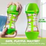 JOYIN 4-Pack Fidget Tubes for Kids, Sensory Tubes, Stress Relief Toy, Speech Therapy, Calming Toys for Children with Autism, Calm Down Corner Classroom Supplies, Christmas School Gifts for Toddlers