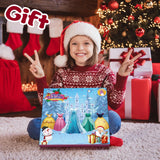 Advent Calendar for Girls Princess Deformation Toy 24 Days Countdown Calendars Princess Transformable Toys and Decorate Ideal for Christmas Countdown and Fun Play Party Favor, Xmas Gifts, Classroom Prizes