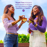 purple tree Next Day, Post-Celebration Wellness - Take Tomorrow | Replenish & Feel Your Best | Ashwagandha, Ginger, Peppermint, Milk Thistle, Electrolytes, Vitamins, 90 Pills