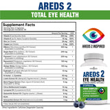 NEW AGE AREDS 2 Eye Vitamin Contains Bilberry 6000mg Lutein (32mg), Grape seed (6000 mg), Eyebright (1000 mg), and Zeaxanthin (8 mg) - 120 Count