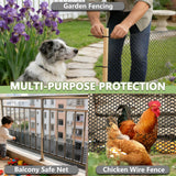 Tilvex 15.7" x10' Plastic Mesh Fence Roll,Heavy Duty Chicken Wire
