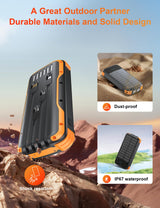 SOXONO Solar Power Bank 40000mAh PD20W Fast Charging Portable Solar Charger