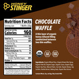 Honey Stinger Organic Chocolate Waffle, Energy Stroopwafel for Exercise, Endurance and Performance, Sports Nutrition for Home & Gym, Pre and Post Workout, Box of 16 Waffles, 16.96 Ounce