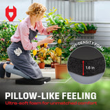 NoCry Extra Thick Professional Garden Kneeling Pad — Heavy Duty Anti-Slip Coating, Ultra Soft High Density Foam Cushion, Water & Dirt Resistant, Shock Absorbent Garden Kneeler