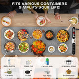 Extra Large Food Warming Mat 580W (XXXL 40"X15"), Electric Warming Tray Silicone Food Warmers for Parties Buffet with Insulated Mat, 7-Temp & 8H Timer, Fast Heating Portable Heating Pad for Daily Use