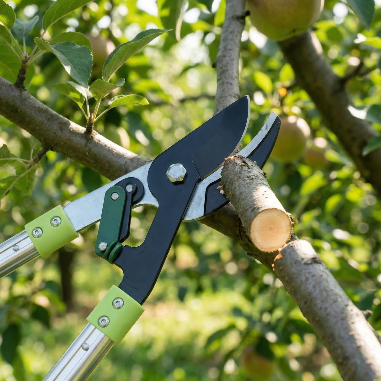 BeBecome 25"- 43" Tree Trimmer, Heavy Duty Bypass Loppers for Tree Branches, Sharp Steel Pruning Shears for 2 Inch Cutting, Garden Tool for Yard Trimming