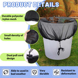 24" x 48" Wood Chipper Collection Bag for Troy Bilt - Universal Shredder Mulcher Replacement Bag with Heavy-Duty Mesh for Wood Chips, Leaves and Yard Waste