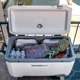CoolerPak 15lb Refillable Reusable Ice Pack - Stainless Snaps - Cold for Days - Non-Toxic, Leakproof, Suitable for Potable Drinking Water & Cold Plunge - Built Tough, Roll Up for Easy Storage