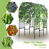 Trellis for Climbing Plants Outdoor - Cucumber Trellis for Raised Bed, Size:71 * 47 * 79 inch, Garden Trellis for Climbing Plants, Cucumber, Vegetable, Tomato, Flowers