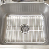 Better Houseware Sink Protectors for Kitchen Sink, Protective Metal Grid, 18.1x12.3x1 inches, White Kitchen Sink Mat to Shield Sink Base from Scratches, Rust-Resistant Coating, L