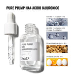 Face D Pure Plump, Serum mit HA4 Hyaluronsäure mit Straffungseffekt, 30 ml