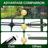 50"x48"Cucumber Trellis, Garden Arch Trellis for Climbing Plants Outdoor