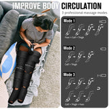 Gifts for Mom, Dad, Men, Women & Loved Ones – Air Compression Leg Massager with Heat – Ideal for Christmas, Mother Day & Father Day – Relieves Muscle Fatigue for Feet, Legs, Calves, Thighs, and Knees