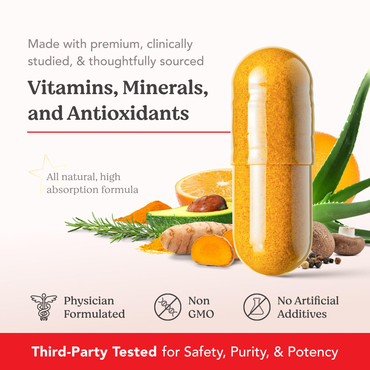 HAIRtamin Advanced Formula Hair Vitamins for Women & Men | Vegan 5000 Mcg Biotin Capsules Vitamin Supplement | Hair Skin and Nail Capsule Supplement to Promote Hair Growth & Thickness | 30 Count