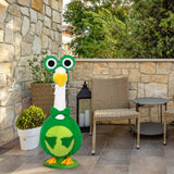 JcHrmers Frog Porch Goose Outfit Spring Goose Outfits Summer Yard Goose Clothes Fits 23" Cement Plastic Goose Statue for Spring Summer Outdoor Garden Yard Patio Lawn Art Decor
