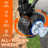 Beach Wagon 420LBS – Heavy Duty Wagons Carts Foldable, Collapsible Wagon with Big Wheels for Sand & Cup Holders for Camping Garden Sports Grocery