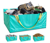 TidyFriend Dumpster Bag for Waste Management Hold up to 2,500 lbs, Heavy Duty, Reusable & Foldable Yard Waste Container for Home Renovation & Yard Cleanup, Debris, Landscaping, Roofing Shingles