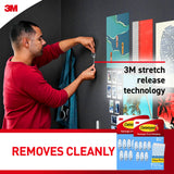 Command Clear Medium Hooks, 14 Hooks, 24 Strips - Easy to Open Packaging, Organize Damage-Free