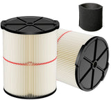 Dooniass 1 Pack Replacement Cartridge Filter Compatible with Craftsman 17816 9-17816 Wet Dry Vac fit 5/6/8/12/16/32 Gallon & Larger Vacuum Cleaner