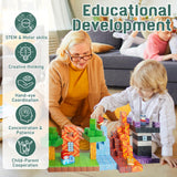 NVDILO Magnetic Blocks - 100pcs Magnetic Building Blocks,1inch Magnetic Cubes Building Blocks Toys for Halloween Christmas Birthday Gift - STEM Sensory Toys for 3+ Years Old Girl Boys