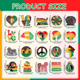 DTOFOOT 36Pcs Juneteenth Freedom Day Enamel Pins for Clothes Bag Hat Decor
