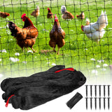 BSTPCOO 2.4" Mesh Nylon Bird Netting 50'x50', Poultry Netting, Chicken Net
