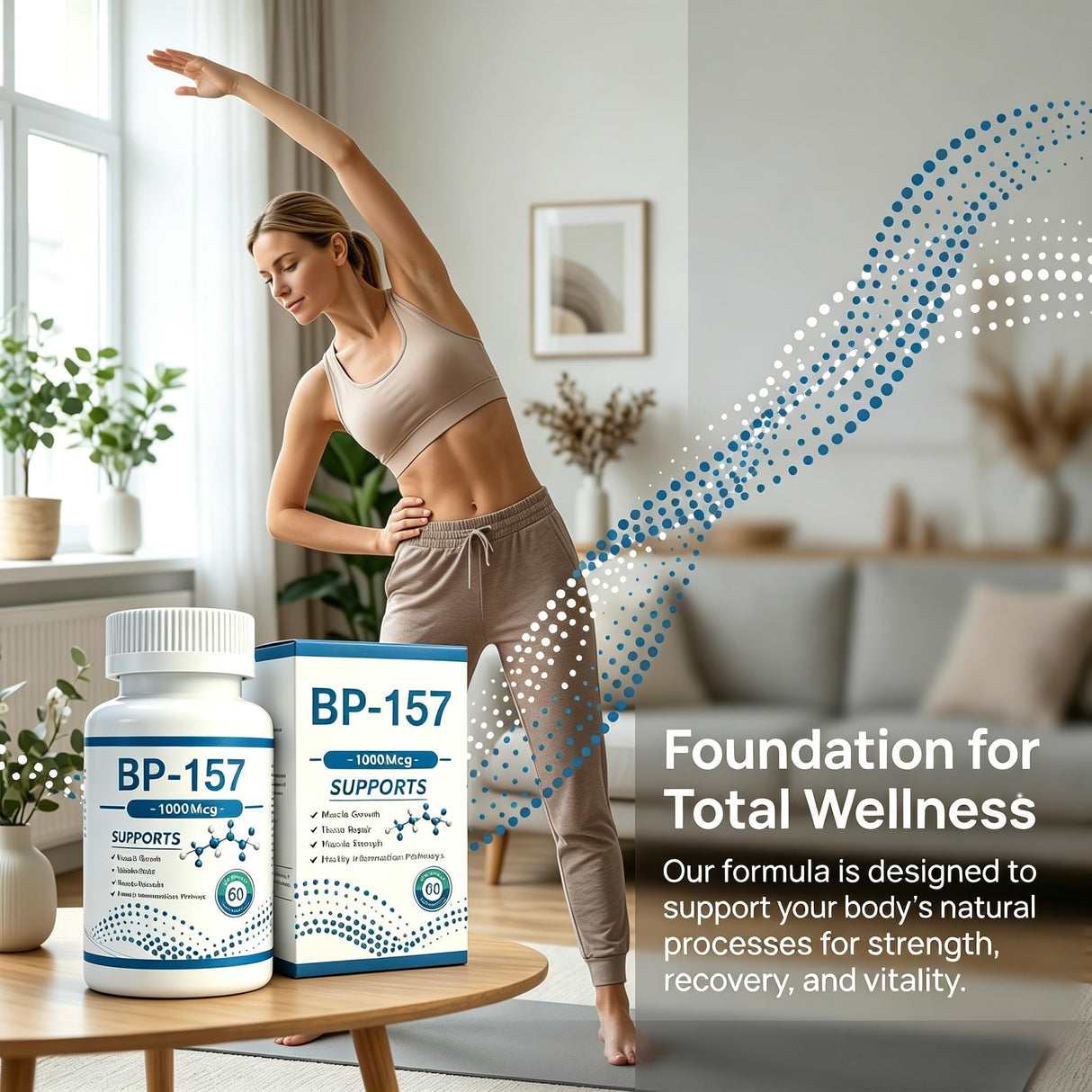 BP-157 1000Mcg 120 Count Supports Muscle Growth, Tissue Repair, Digestive Health and Overall Health