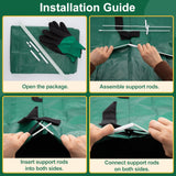 NIGOOLATA 72 Gallon Leaf Collector, Yard Waste Bags, Lawn Leaf Bags, 1 Pack