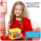 Magic Water Elf Toy Kit, Aqua Fairy Water Gel Kit with 20PCS Magic Gels and Animal Molds, Gift for Christmas, Easter, Birthday,Creative Art Craft Kits for Girls Boys 6 7 8 9 10 Year Old